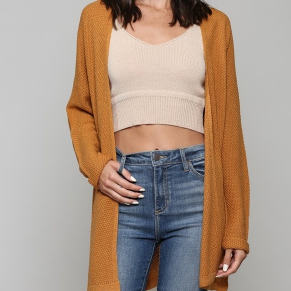 Camel loose fit kimono cardigan - Picture 6 of 6